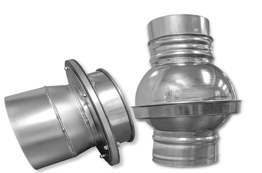 US Duct Industrial Duct Fittings Ball Joints and Swivel Joints